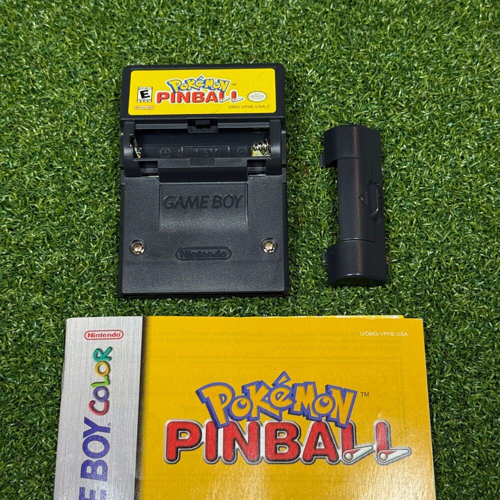 Pokemon Pinball Nintendo Game Boy Color Rumble Tested Working + Manual Authentic - Picture 2 of 4